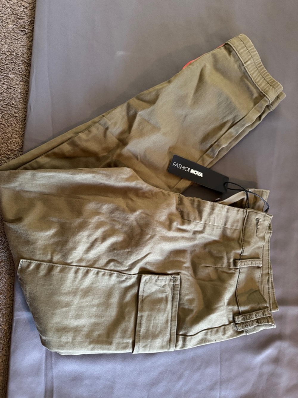 Fashion Nova Women’s Olive Cargo Pants